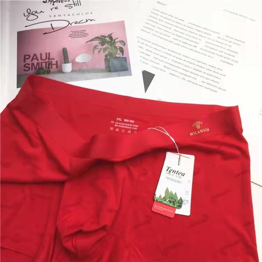 男士纯棉内裤 裤头 红色 商品图5