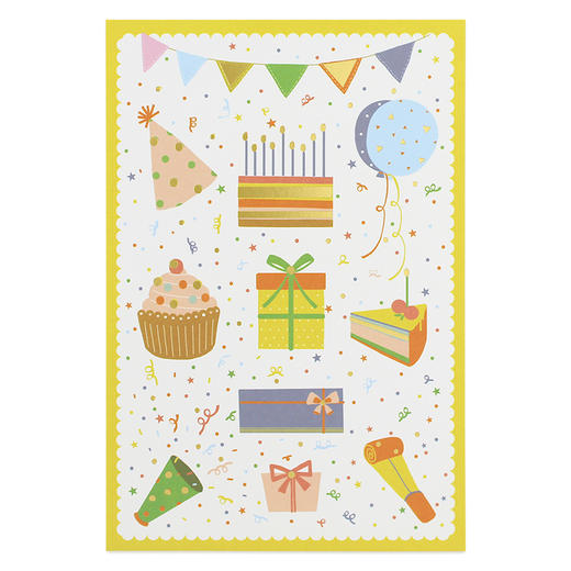 艺贺生日贺卡9B0103祝福礼物卡片创意礼品1张装 商品图0