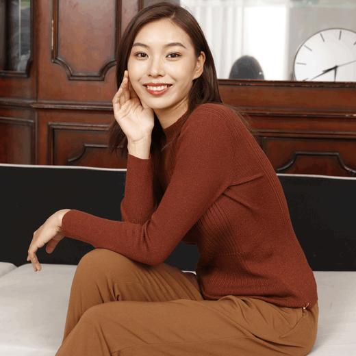 宗洋半高领套头修身针织衫BDK2TB7732-26 商品图2