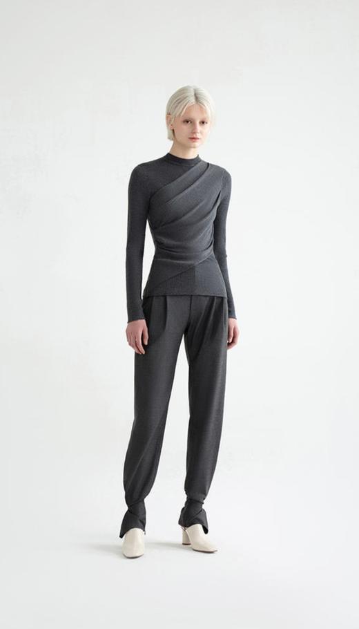 小裤脚拉链长裤 商品图2