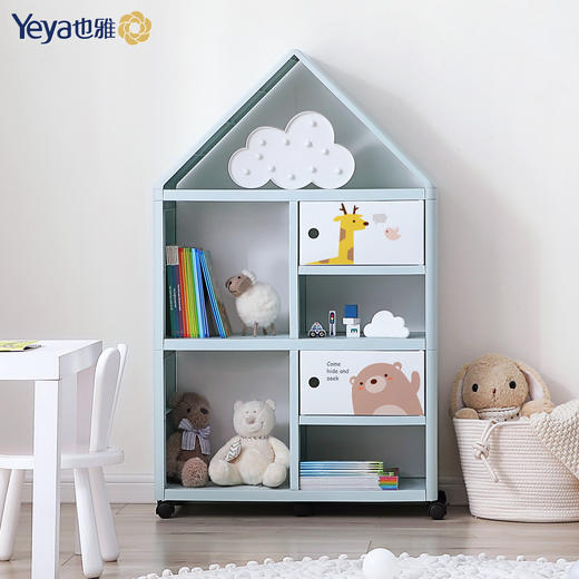 玩具收纳架 儿童书架绘本收纳柜宝宝置物整理储物架 商品图6