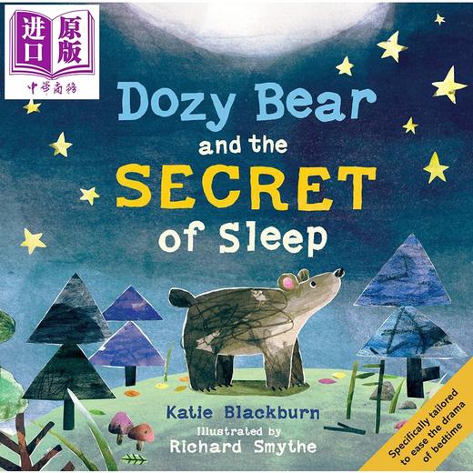 【中商原版】Richard Smythe Dozy Bear and the Secret of Sleep 瞌睡熊的冬眠秘诀 亲子哄睡绘本 儿童图画书0-3岁 英文原版 商品图1