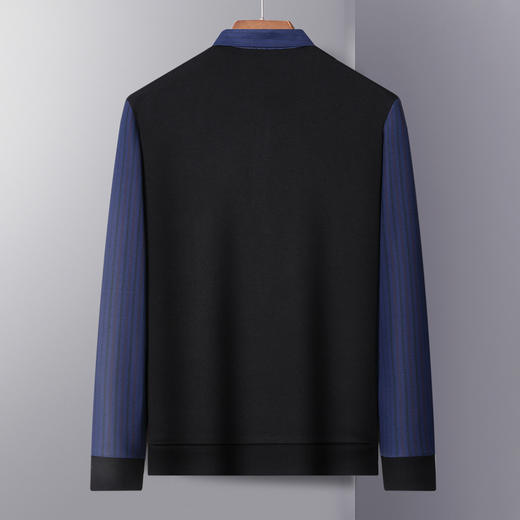 【加绒加厚】罗蒙秋冬男装保暖衬衫男士时尚休闲学院风假两件套头衫男 商品图5