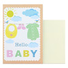 艺贺婴儿诞生贺卡13BC0107新生儿祝福卡片 商品缩略图1
