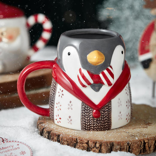 共禾京品圣诞马克物杯创意可爱陶瓷喝水杯子节日送礼 商品图6