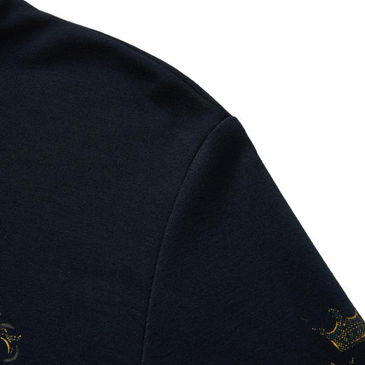 【蓄热御寒】罗蒙秋冬新品印花胶印时尚百搭加绒卫衣男士卫衣 商品图5