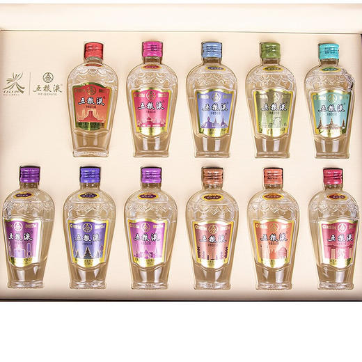 【礼品卡】五粮液 东盟博览会纪念酒 浓香型 52度 50ml x11 商品图4