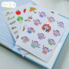 【文大美丽】文大美丽原创卡通手账笔记本 卡通童趣 仿皮封面 触感柔软 防水耐脏 粉色 蓝色 商品缩略图10