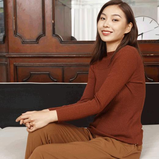 宗洋半高领套头修身针织衫BDK2TB7732-26 商品图1