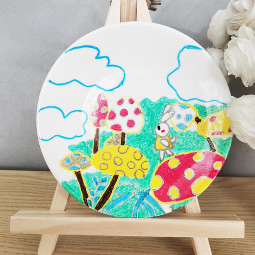 会员免费体验【绘画】陶瓷涂鸦盘 商品图3