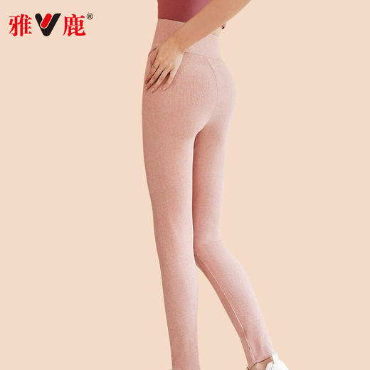 雅鹿女士牙签条蚕丝高腰保暖裤（两条立减10元） 商品图1