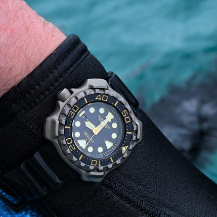 西铁城日本官方正品新款小海龟舒博钛光动能男士潜水手表BN0228-06W 商品图2