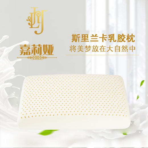  【全新升级】嘉莉娅面包乳胶枕 斯里兰卡原产地现采现加工 天ran乳胶含量92~95% 邓禄普工艺 人体工学柔软弹性型设计 尺寸误差1cm左右  商品图1