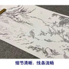 【长卷】工笔花鸟画白描底稿古画长卷沈铨《百鸟朝凤图》多种白描尺寸可选G041 商品缩略图3