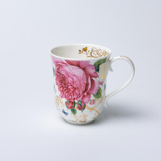 英国丹侬Dunoon骨瓷水杯 布雷马杯型 英伦复古玫瑰 商品图2