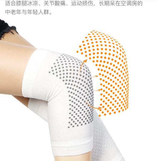 9楼母婴生活馆 韩国zauo升级款发热护膝关节疼保暖老寒腿男女防滑膝盖隐形护套 折后价：128元 商品图1