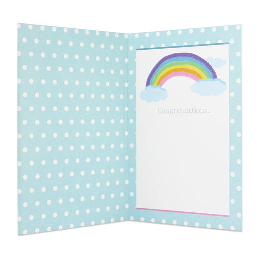 艺贺婴儿诞生贺卡13BC0107新生儿祝福卡片 商品图2