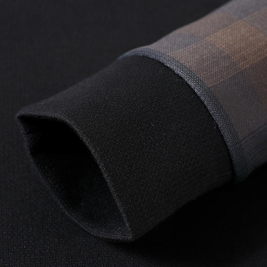 【加绒加厚】罗蒙秋冬男装保暖衬衫男士时尚休闲假两件拼色套头衬衣男 商品图10