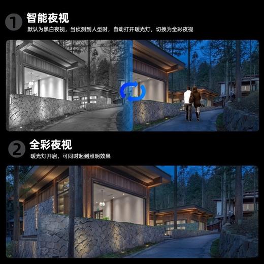 社区  无线360全景无死角高清夜视摄像头远程连手机4g无网络室外监控器 商品图3