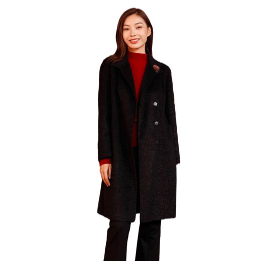 宗洋双面修身中长款羊毛大衣BDK8ZD7784-04 商品图4