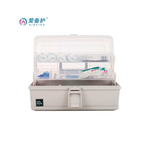 【包邮到家】爱倍护家庭医疗药箱ABH-J003A（消毒清创 止血包扎 急救防护等诊断治疗工具） 商品图3