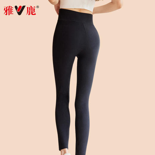 雅鹿女士牙签条蚕丝高腰保暖裤（两条立减10元） 商品图3