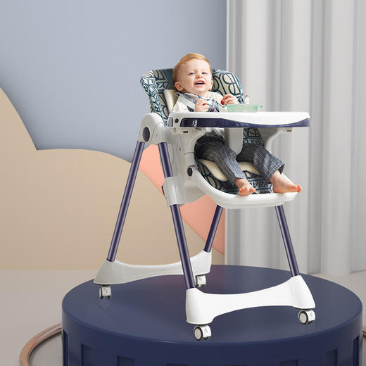 儿童餐椅婴儿吃饭断奶椅便携式家用可调节学坐桌椅小登子宝宝餐椅 商品图3