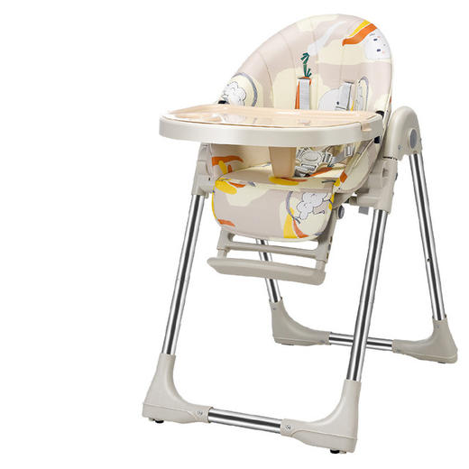 宝宝皮质折叠餐椅 儿童家用吃饭桌椅批发 多功能便携式婴儿餐桌椅 商品图12