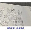 【长卷】工笔人物画白描底稿古画长卷顾闳中《韩熙载夜宴图》多种白描尺寸可选G004 商品缩略图3