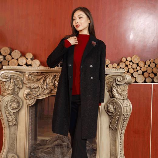 宗洋双面修身中长款羊毛大衣BDK8ZD7784-04 商品图2