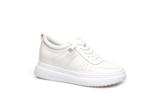 豪麟名鞋奥莱迪嘉女装牛皮革时尚休闲鞋DJXXO12WX213白色  原价1660元 商品图0