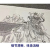 【长卷】工笔人物画白描底稿古画长卷李公麟《维摩演教图》多种白描尺寸可选G003 商品缩略图3