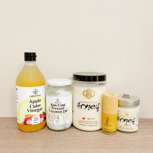 【细胞能量水】苹果醋 椰子油 蜂蜜 浓缩小黄姜精华 商品图0