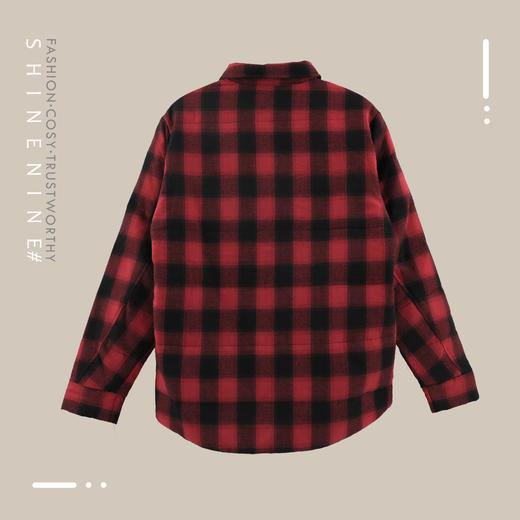 P94907478格纹短款外套羽绒服 商品图7