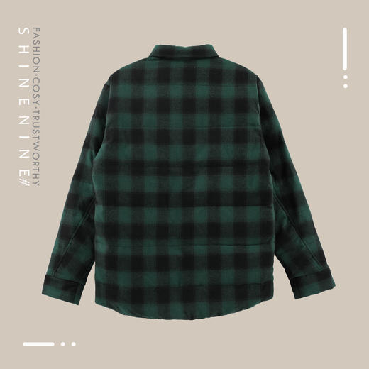 P94907478格纹短款外套羽绒服 商品图3