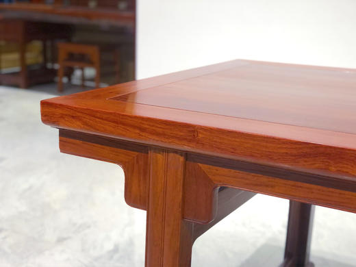 红桥红  家具严选  缅甸花梨（大果紫檀）【262田家青明韵画案 定制搭配】 商品图5