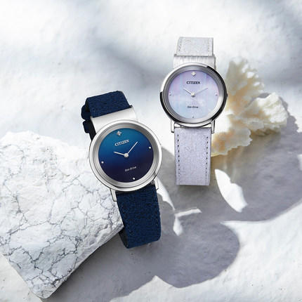 西铁城日本官方正品花语风吟系列舒博钛光动能女士手表EG7091-14A 商品图3