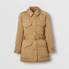 BURBERRY 博柏利 菱形绗缝尼龙帆布战地棉服 女士棉服 卡其色 8035887 A7026 商品缩略图3