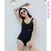 sisia2021新款游泳衣女性感时尚露背显瘦遮肚温泉连体泳衣仙女范 商品缩略图3