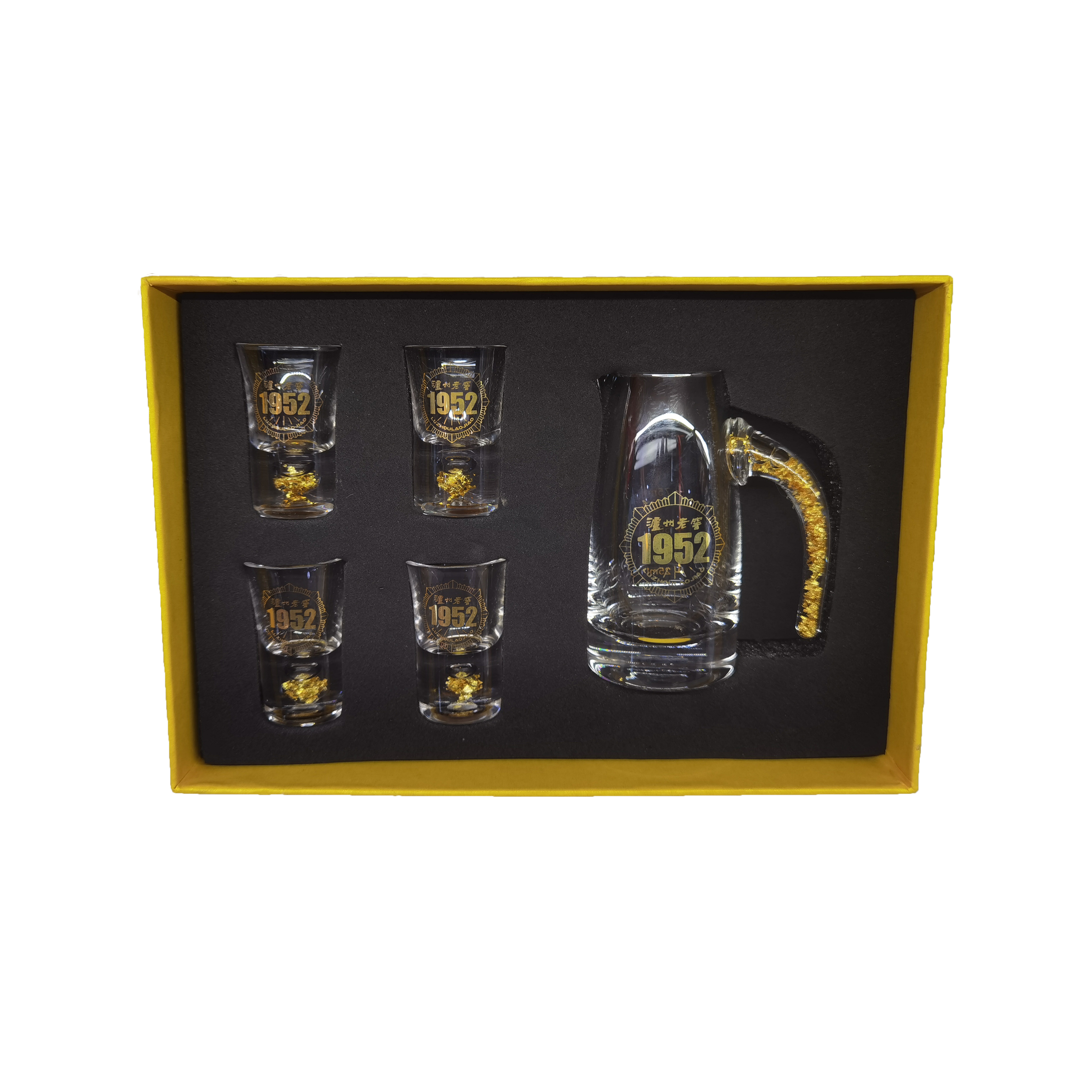 【形象店-积分商城】1952鎏金酒具套装 泸州老窖官方形象店