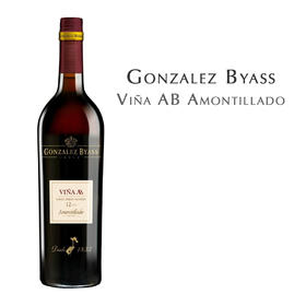 冈萨比亚斯苇娜AB阿蒙提拉多雪利酒（利口葡萄酒）, 西班牙, 赫雷斯  Gonzalez Byass Viña AB Amontillado, Spain, Jerez