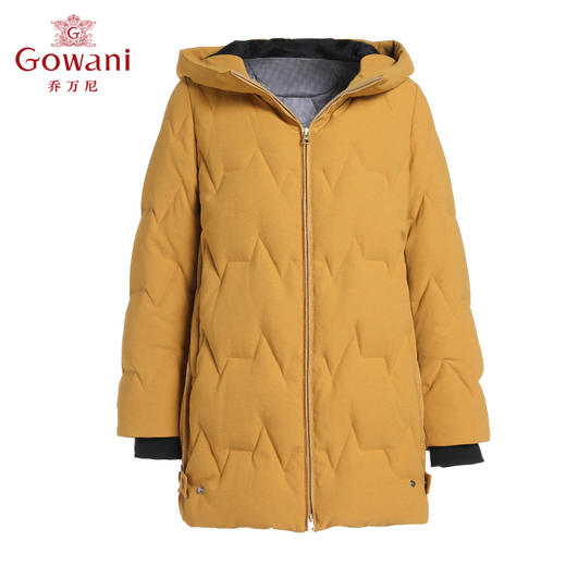 乔万尼冬季新款羽绒服保暖显瘦百搭90白鸭绒EI4T671 商品图6