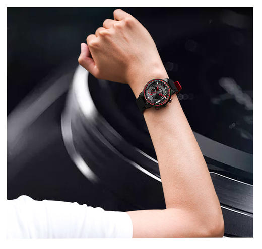 西铁城官方红魔光动能卫星对时男表CC3079-11E 商品图5