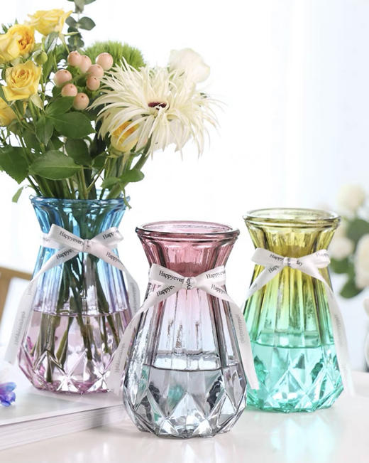 【欧式简约花瓶】更适合家庭插花的大小 商品图3