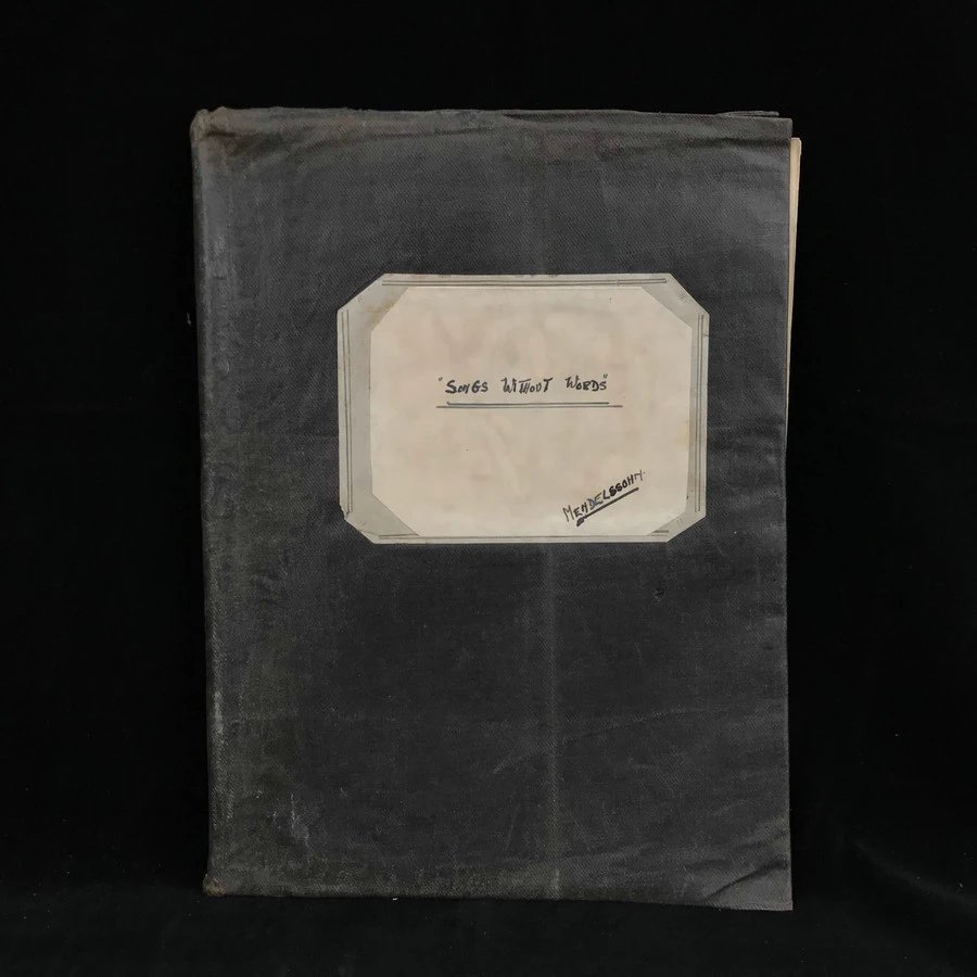 约19世纪后期 门德尔松《无词歌》乐谱集 1幅插图 平装大16开