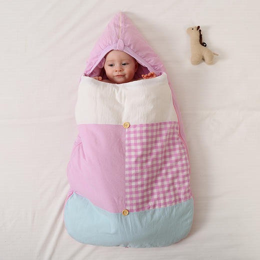 龙之涵 新生婴儿防惊跳抱被 水洗棉 婴幼儿A类标准 商品图9