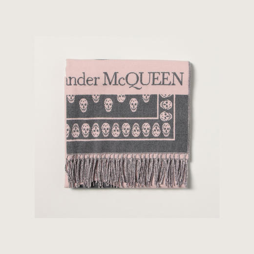 ALEXANDER MCQUEEN 亚历山大麦昆 女士围巾 混色 662456 3200Q 1272 商品图1