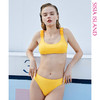 sisia2021新款分体泳衣女黄色性感海边冲浪温泉度假比基尼ins泳装 商品缩略图0
