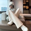 【女神节实惠装！】新款加绒加厚雪尼尔灯芯绒阔腿裤女春秋高腰舒适百搭自制奶油神裤子潮 商品缩略图0