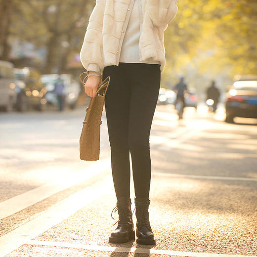 【2026升级版】【—条拯救老寒腿的鹅绒裤】零下10都可│前片鹅绒填充+后片羊毛填充，舒适保暖鹅绒裤，万能小黑裤，显瘦显高不显臃肿羽绒裤，怕冷老寒腿必入!! 商品图2